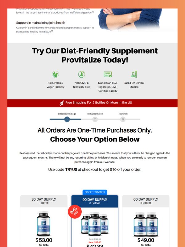 High-Converting Supplement Sales Page Template (Discount Funnel Design) product image (3)