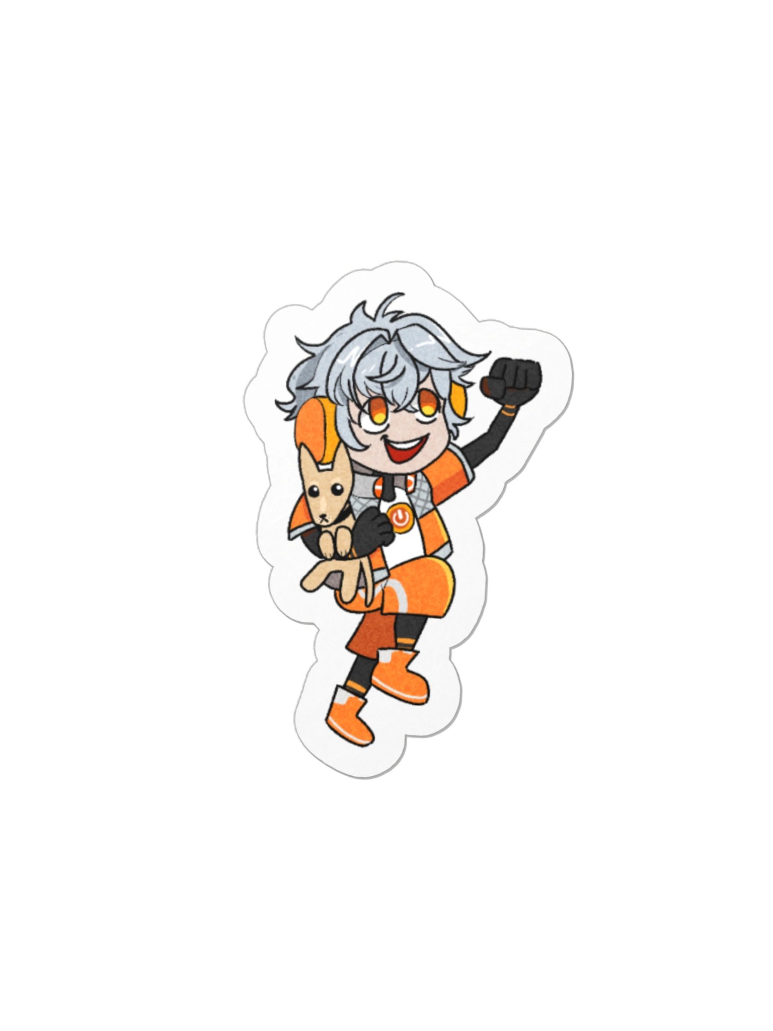 Power Guy JUMP Sticker! product image (1)