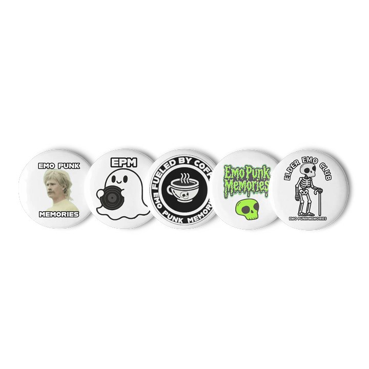 Emo Punk Memories Buttons product image (1)