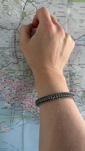 the all stainless steel version of the helios bracelet design was previously combined with the pride flags version, but now h...