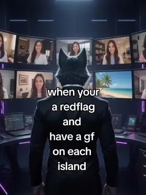 when your a redflag and  have a gf  on each  island  #RedFlag #afam #pinay 