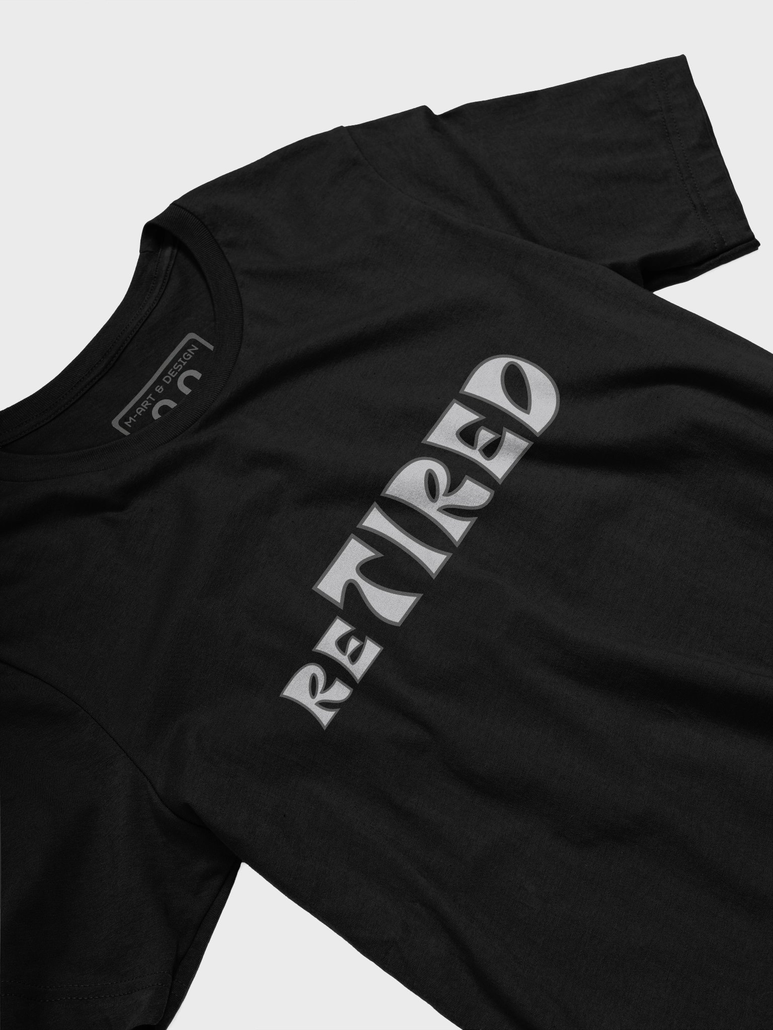 Stylish RETIRED Typography T-Shirt product image (3)