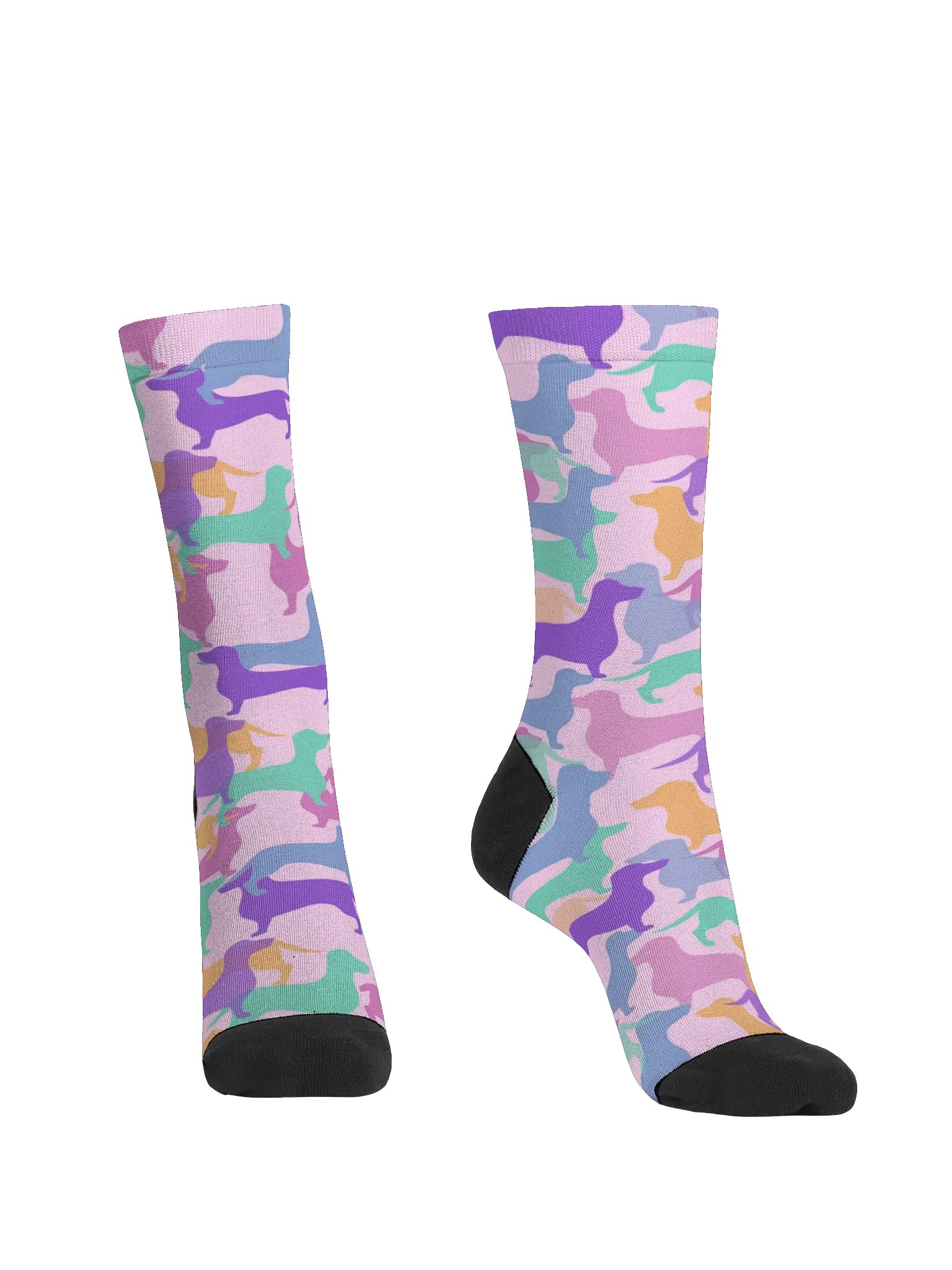 Hughie Pastel Camo Crew Socks! product image (6)