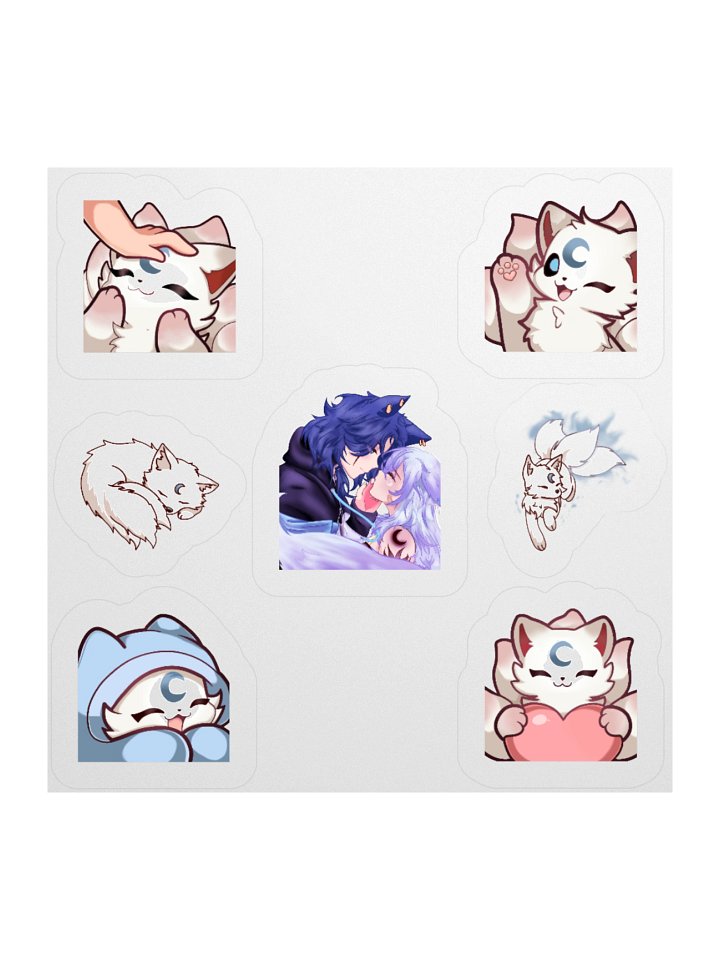Lunako Vinyl Kiss Cut Stickers with Kaze&Kuko product image (1)