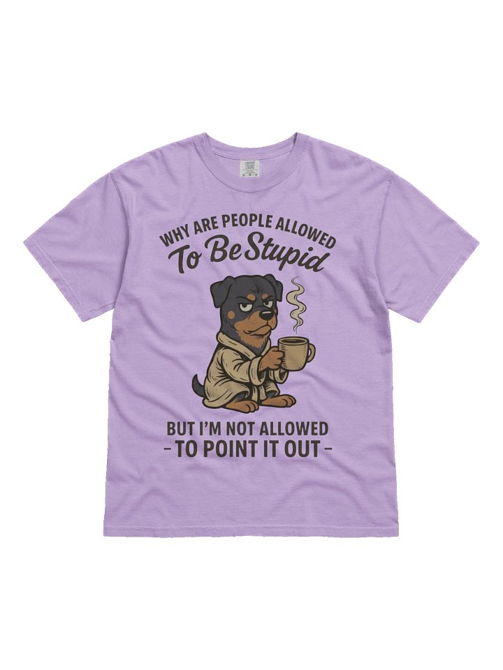 Skeptical Rottweiler Tee product image (2)