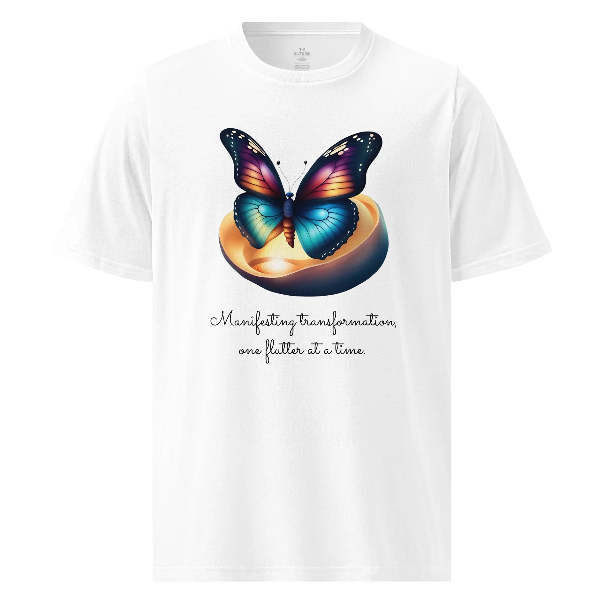 Glowing Butterfly Athletic T-Shirt product image (1)