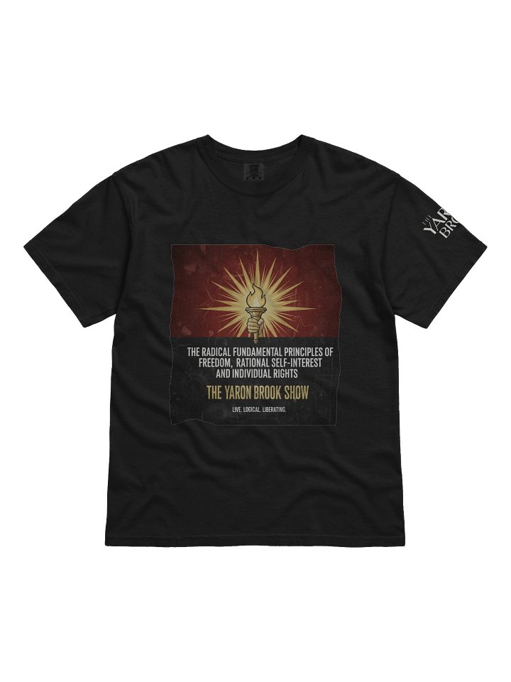 The Radical Principles – Yaron Brook Show Statement Tee product image (1)