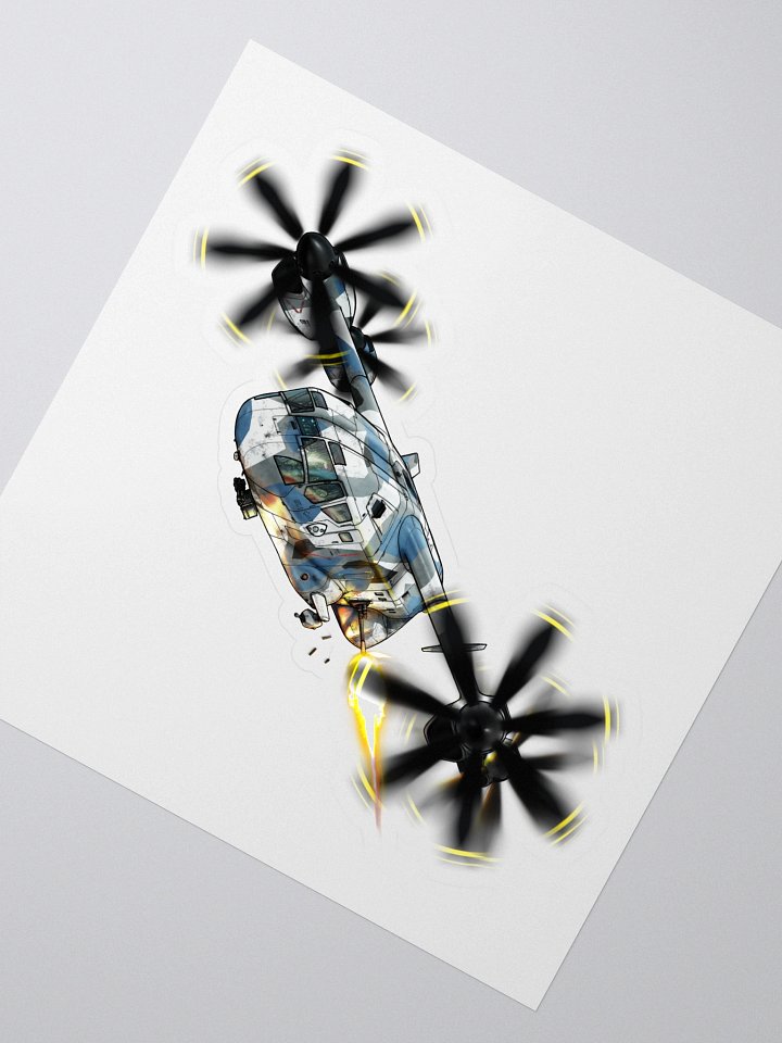 Tarantula - Navy Splinter (5.5 inch Sticker) product image (2)