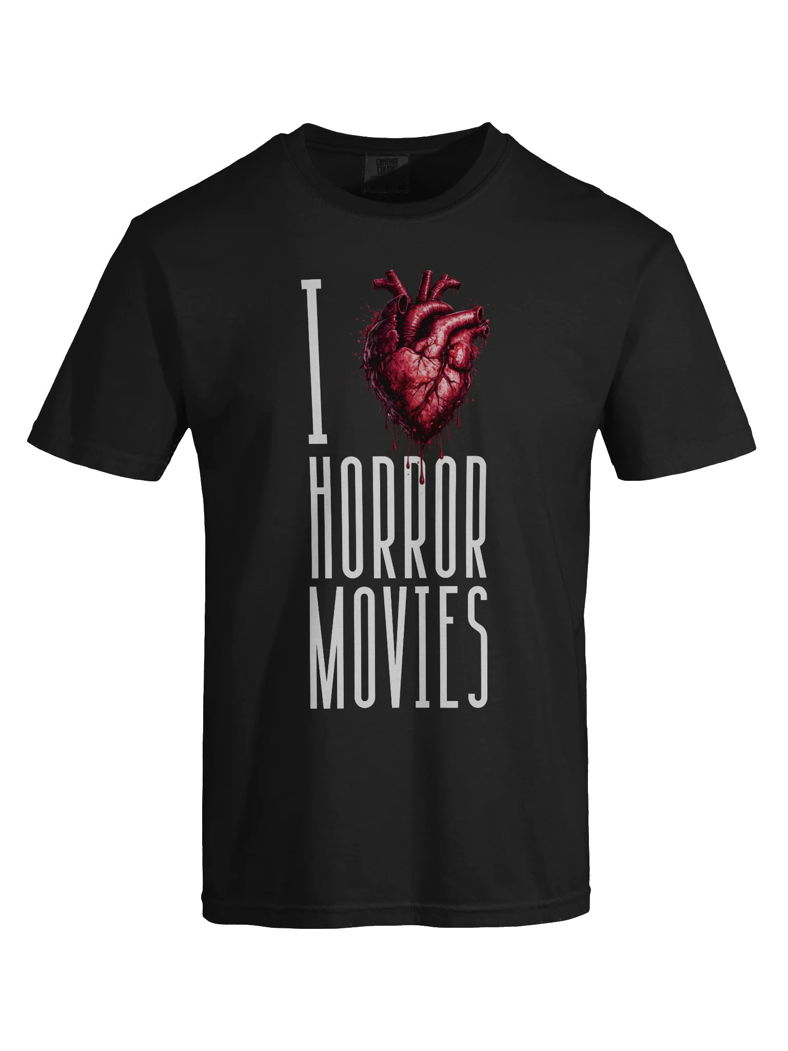 I Love Horror Movies (Heart) T-Shirt product image (7)