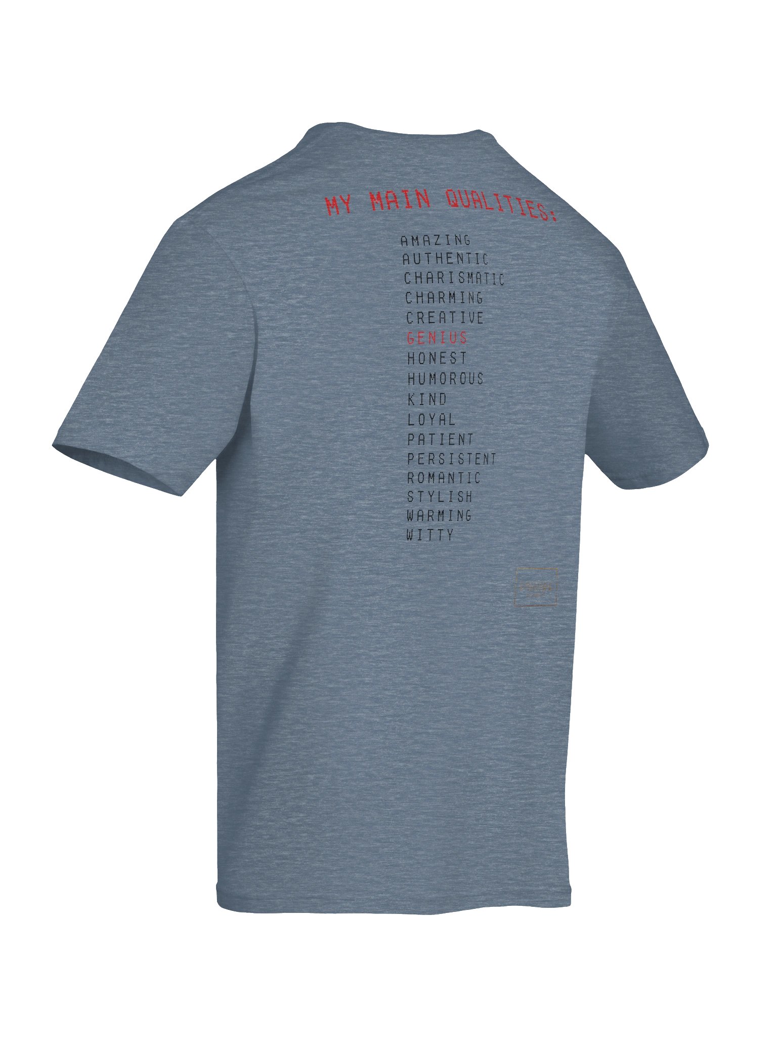 My Main Qualities - T-shirt product image (96)