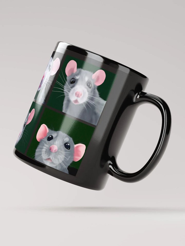 Blue rats art mug product image (3)