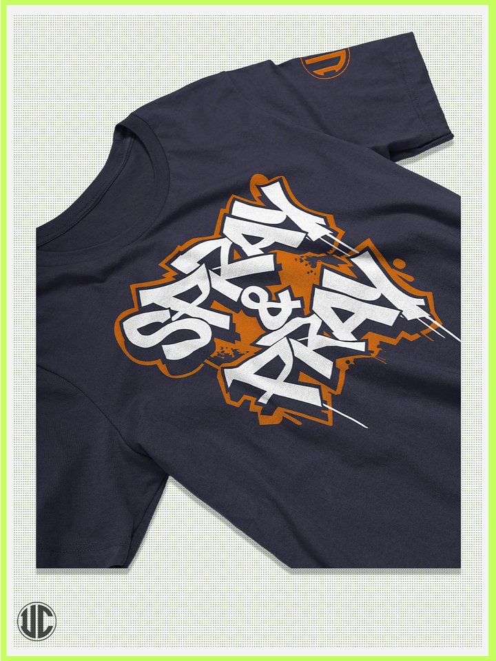 Spray & Pray – Urban Graffiti Lettering Tee product image (2)