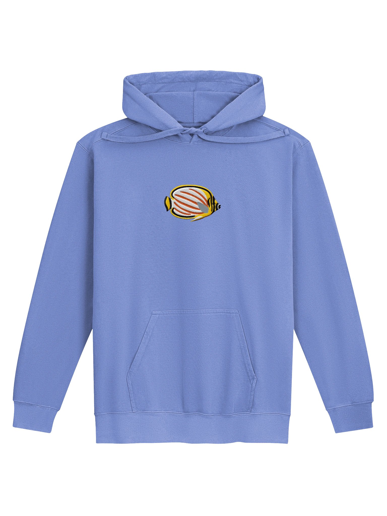 Ornate Butterflyfish Embroidered Hoodie | Saltwater Reef Aquarium Fish & Ocean Lover Apparel product image (9)