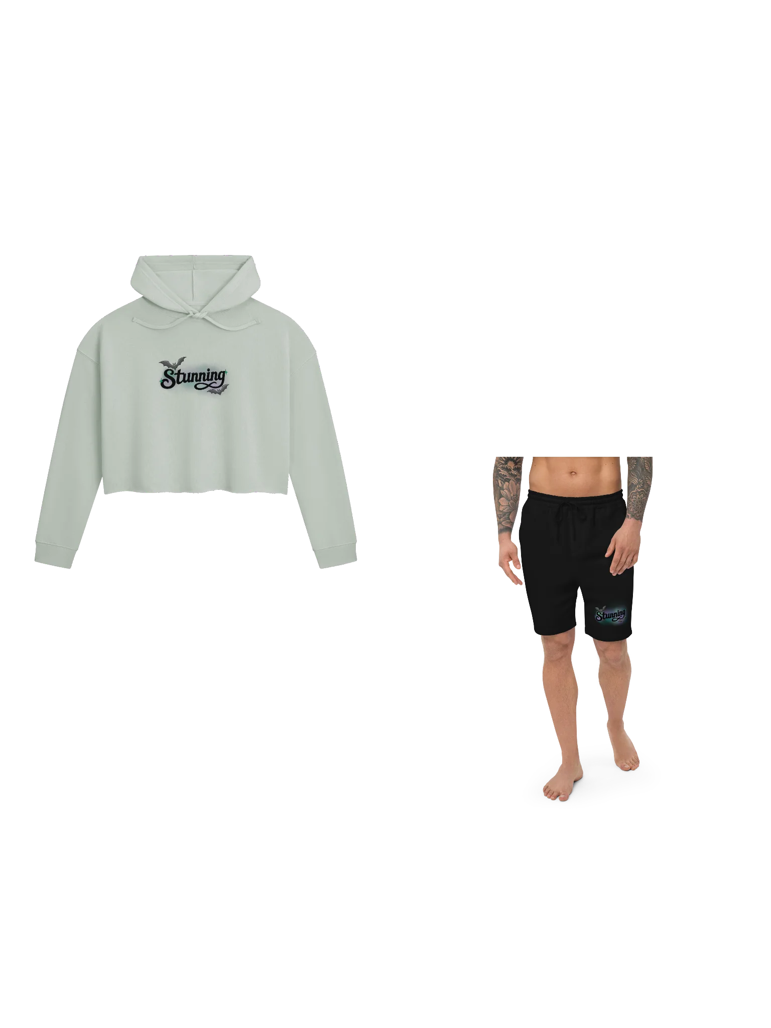 Stunning (Black) Cropped & Cozy Pyjamas product image (1)