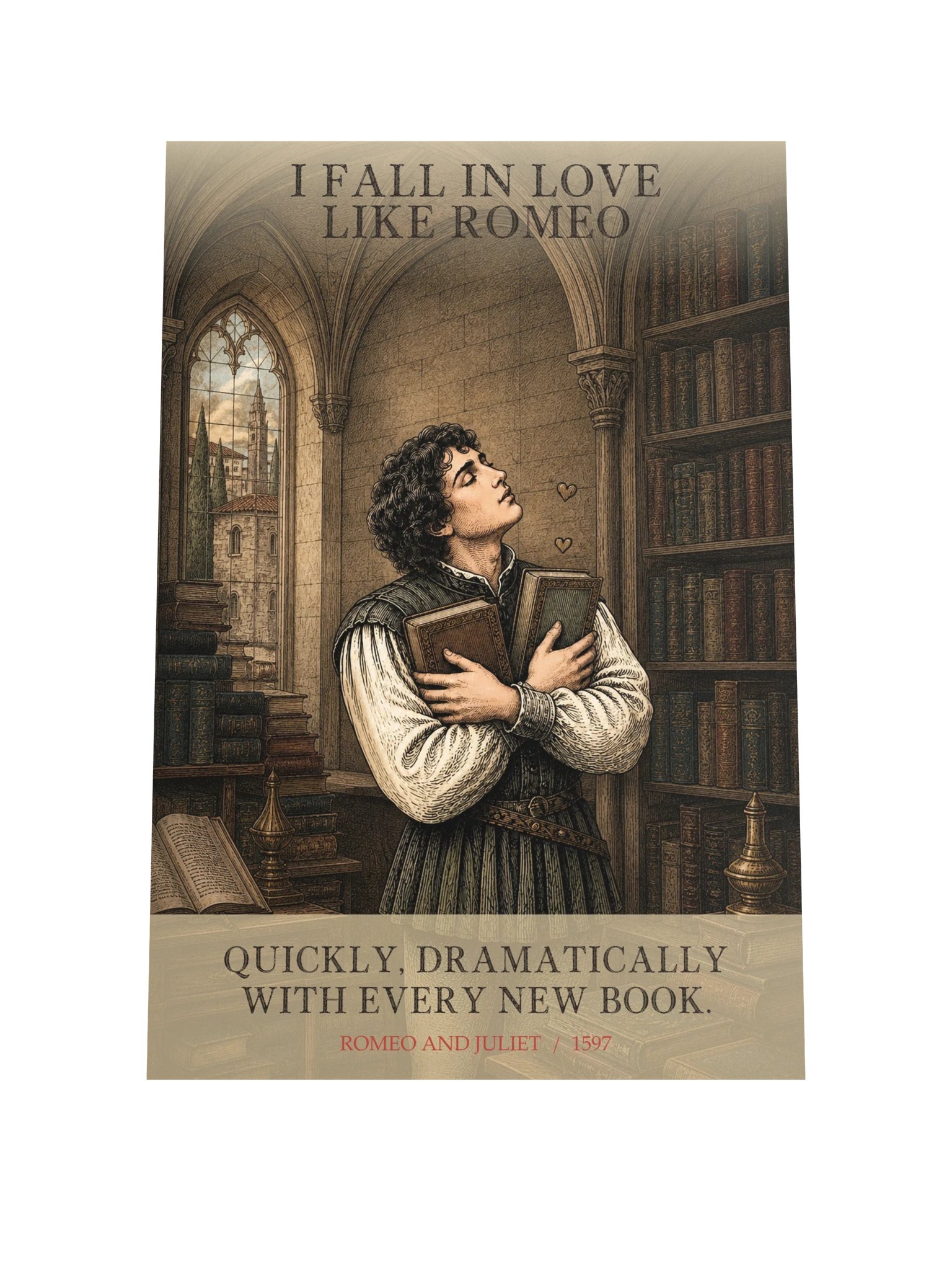 Love Every Book -- Romeo and Juliet Art Print product image (9)