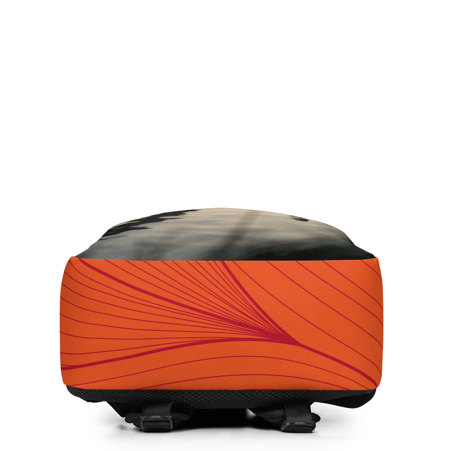 Design-backpack - Silhouette of a duck on a branch in the water (Light-colored Design) product image (6)