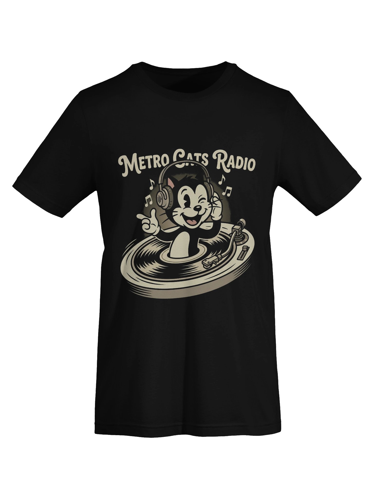 Metro Cats Radio Supersoft T-Shirt: Purr-fect Music Style product image (7)