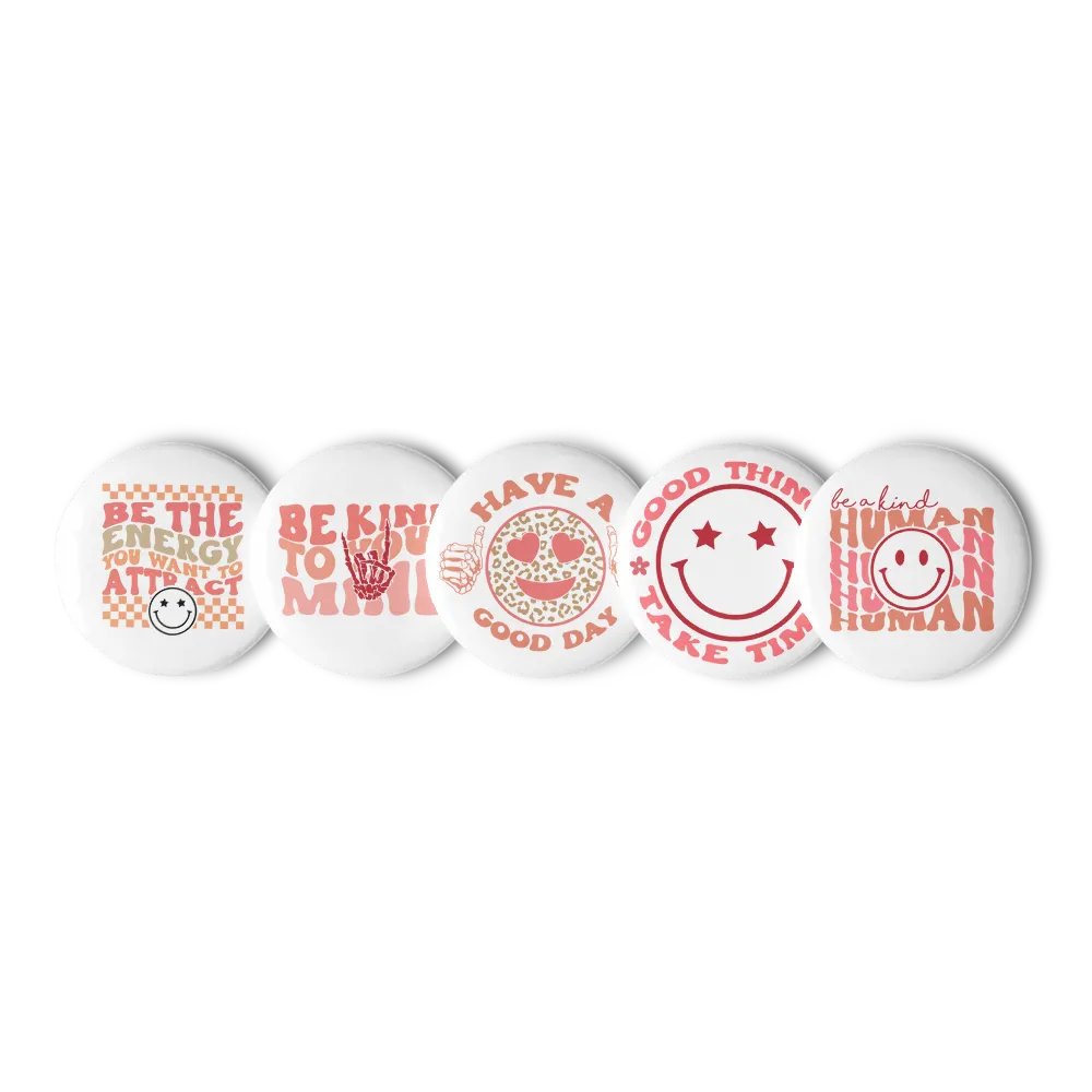 Retro Multi Saying Pins product image (5)