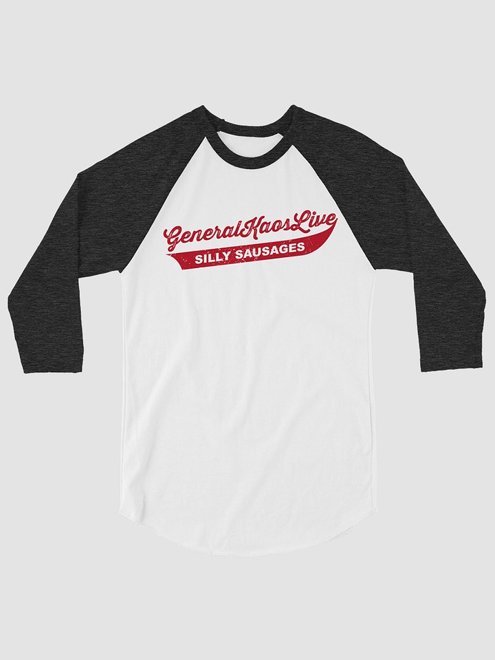 Team Silly Sausage - Baseball Team Tee (CHERRY RED) product image (1)