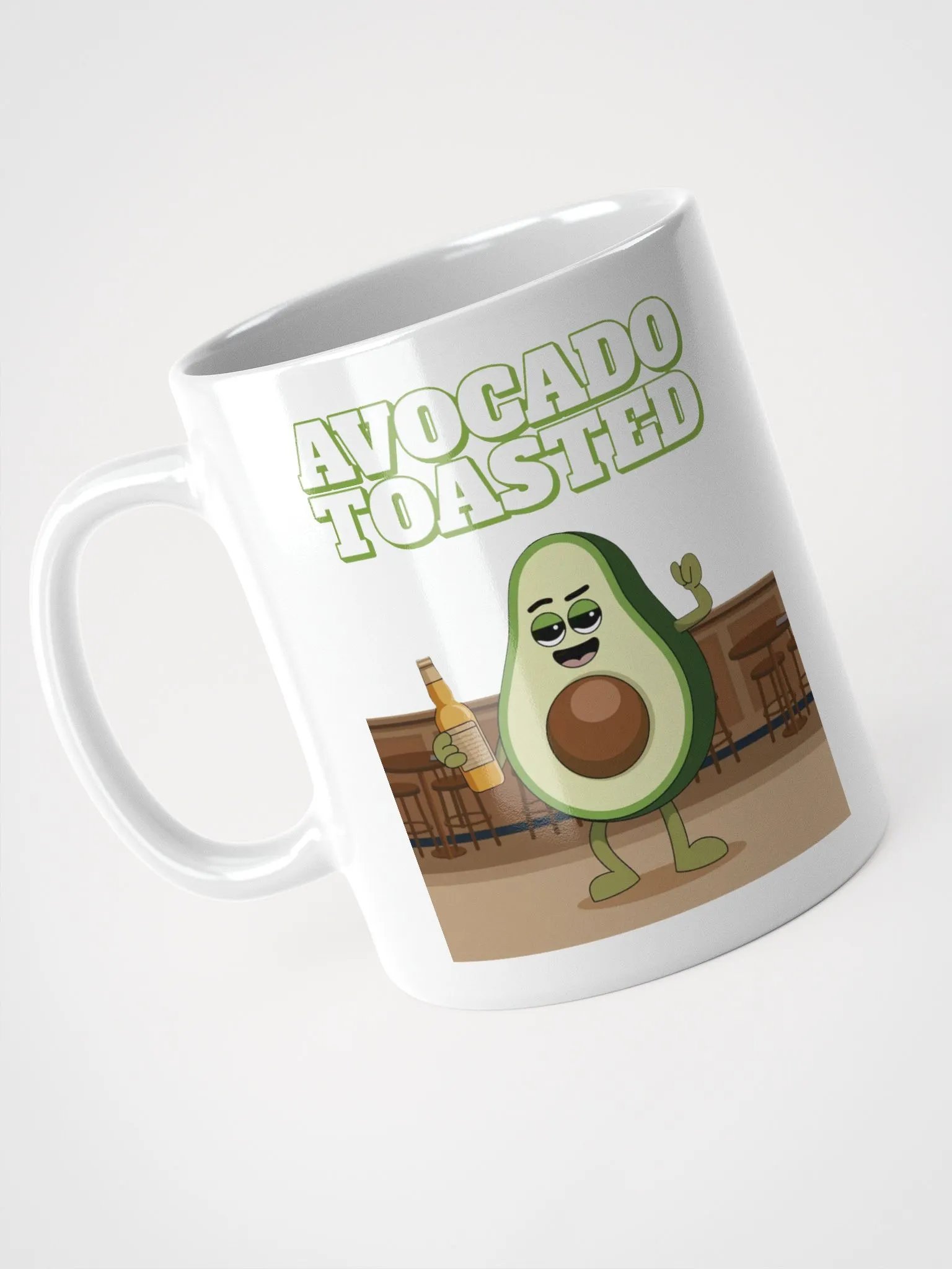 Avocado Toasted Funny White Mug product image (13)