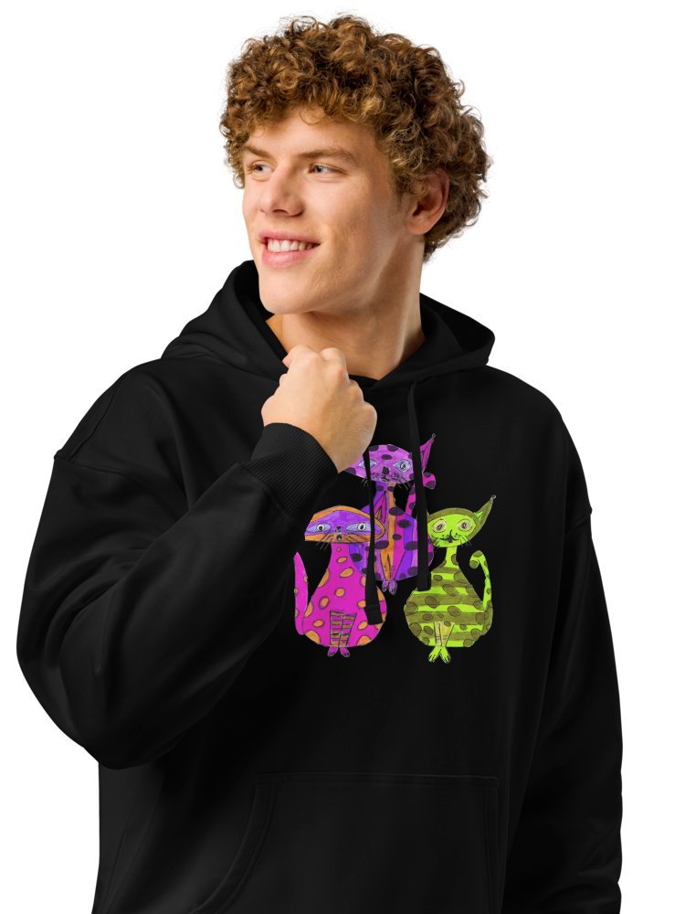 Cosmic Cats Unisex Hoodie product image (10)