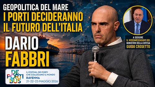 DARIO FABBRI: “IL FUTURO DELL’ITALIA SI DECIDE SUL MARE”
L’Italia vive al centro del Mediterraneo, ma continua a pensarsi sol...
