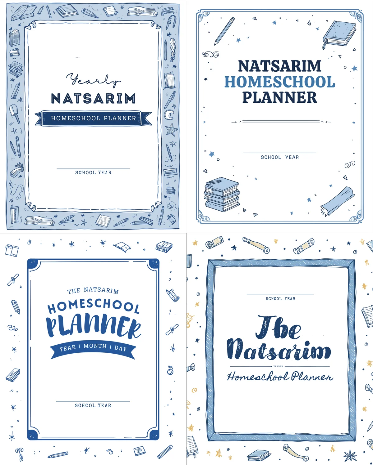 Natsarim Homeschool Planner Printable product image (2)