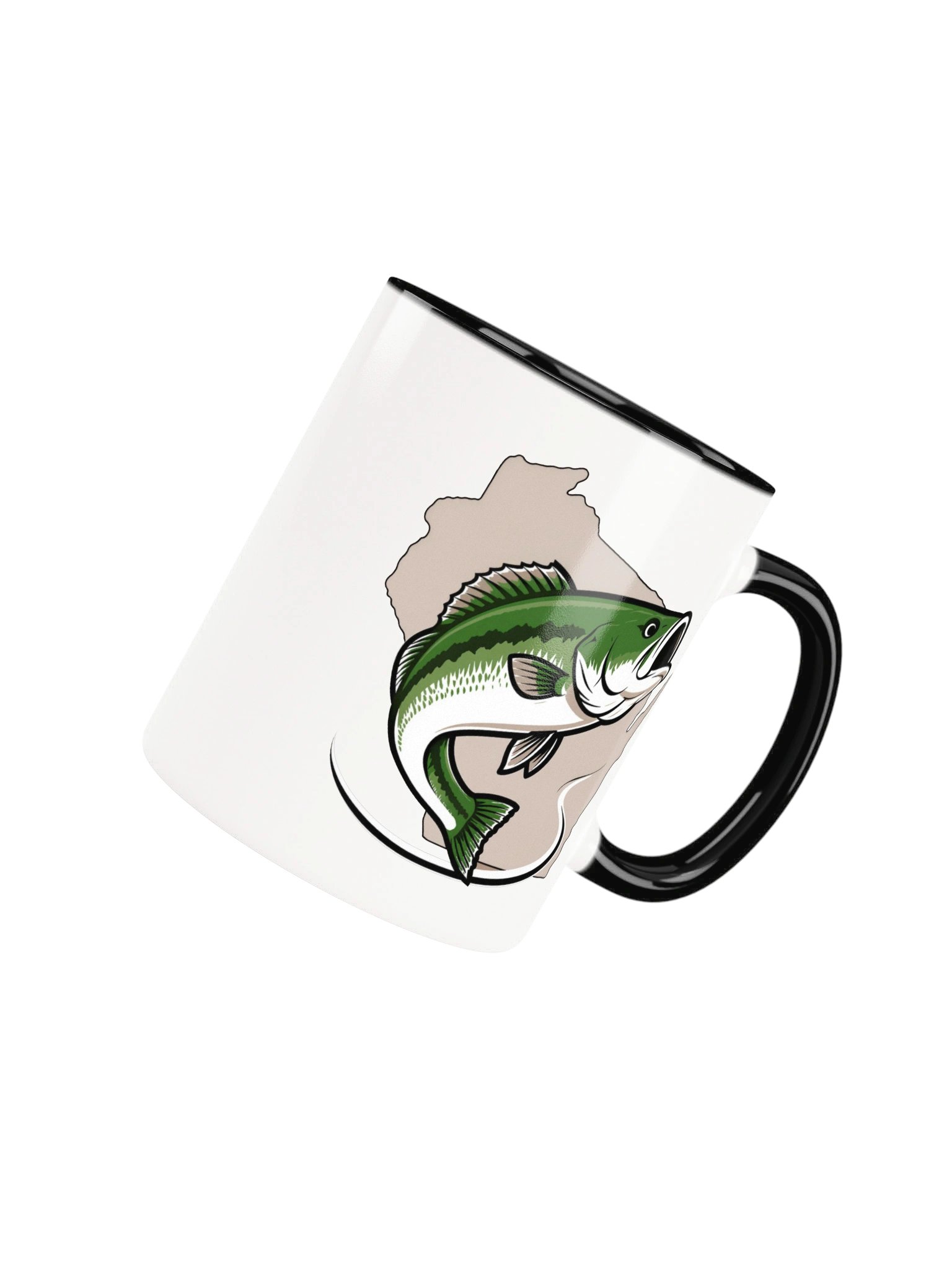 Fishing Southern Wisconsin Ceramic Mug with Color Inside product image (14)