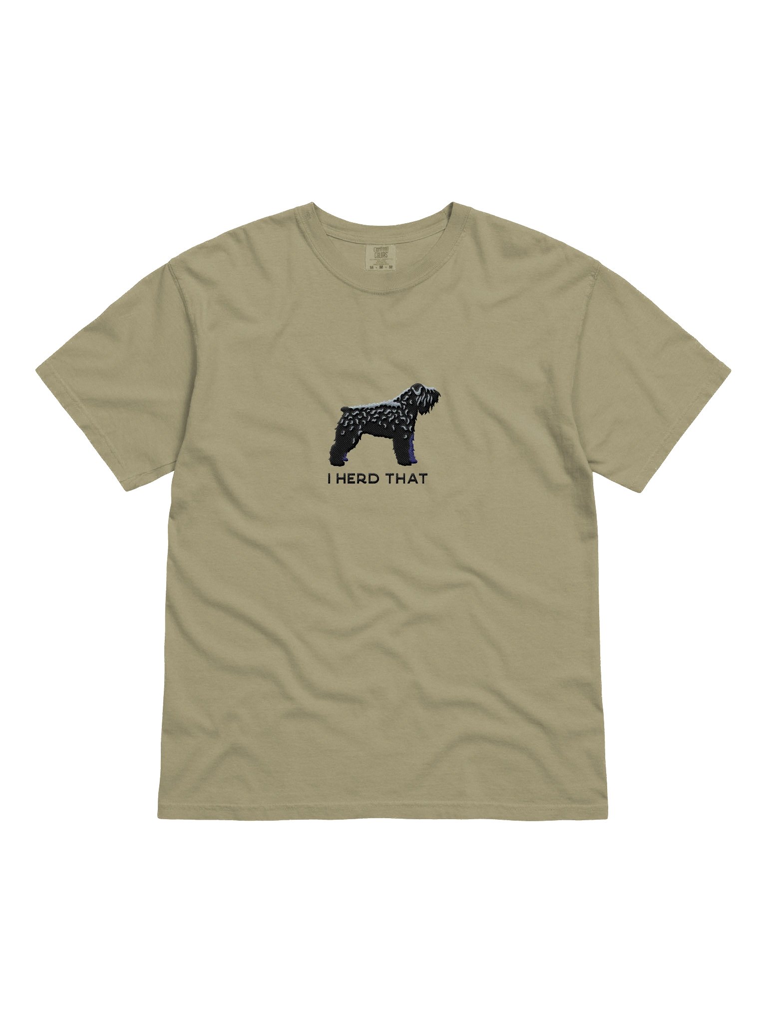 I Herd That T-Shirt(Embroidered) of a Bouvier des Flandres(Black) product image (4)