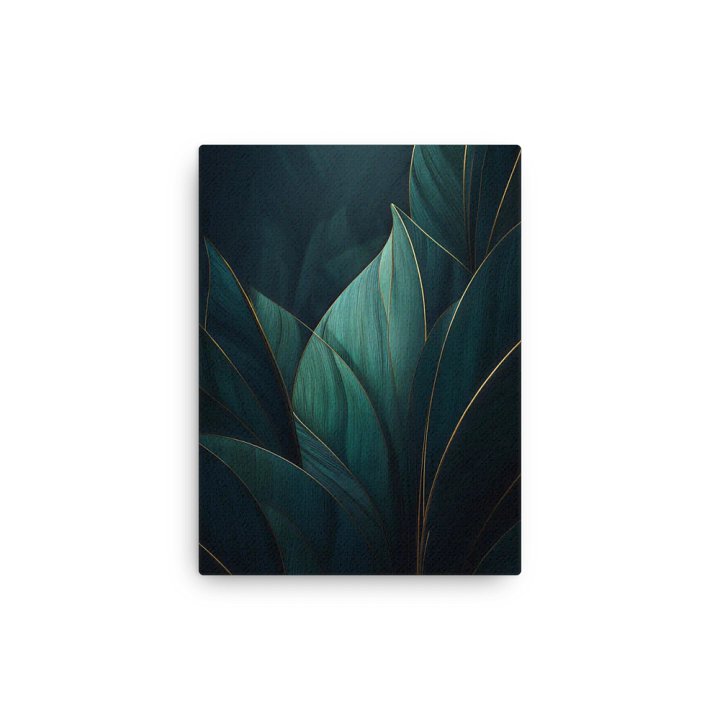 Verdant Grace – Abstract Botanical Leaf Art product image (13)