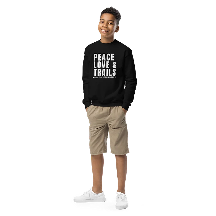 Peace Love & Trails Youth Sweatshirt product image (1)