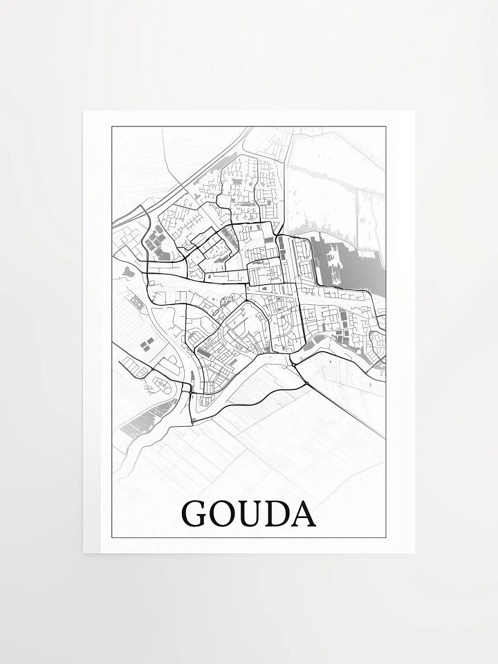 Gouda, Netherlands, city map print product image (5)