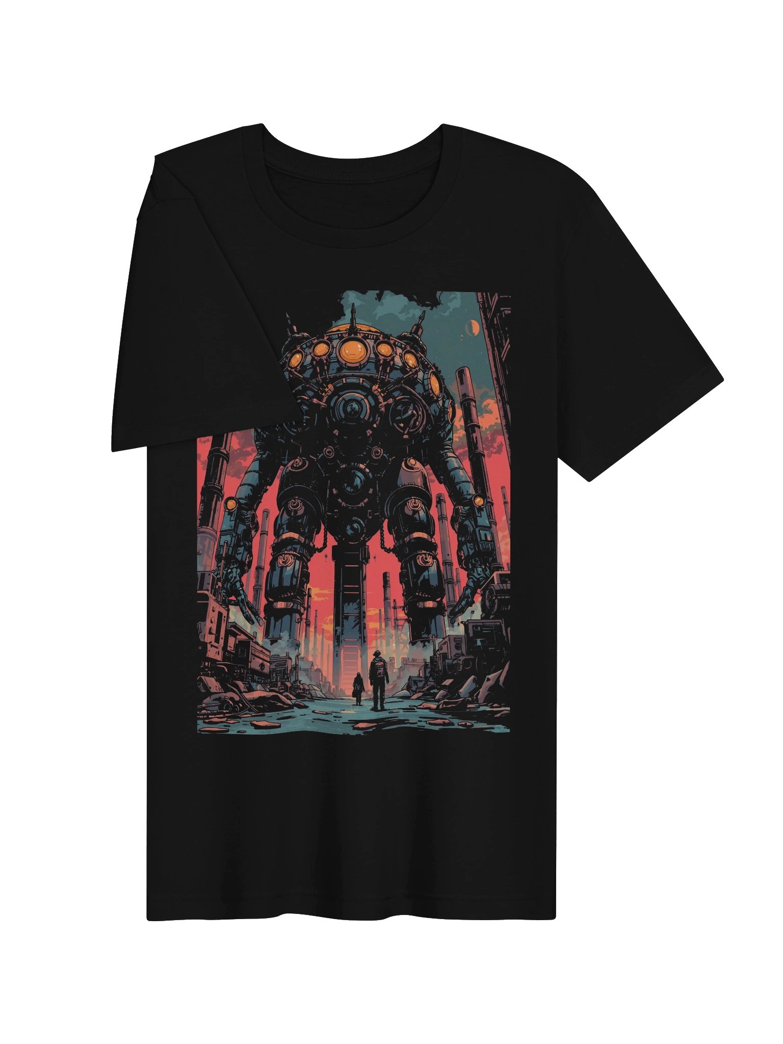 Giant Mech Retro-Futurist Lightweight T-Shirt product image (6)