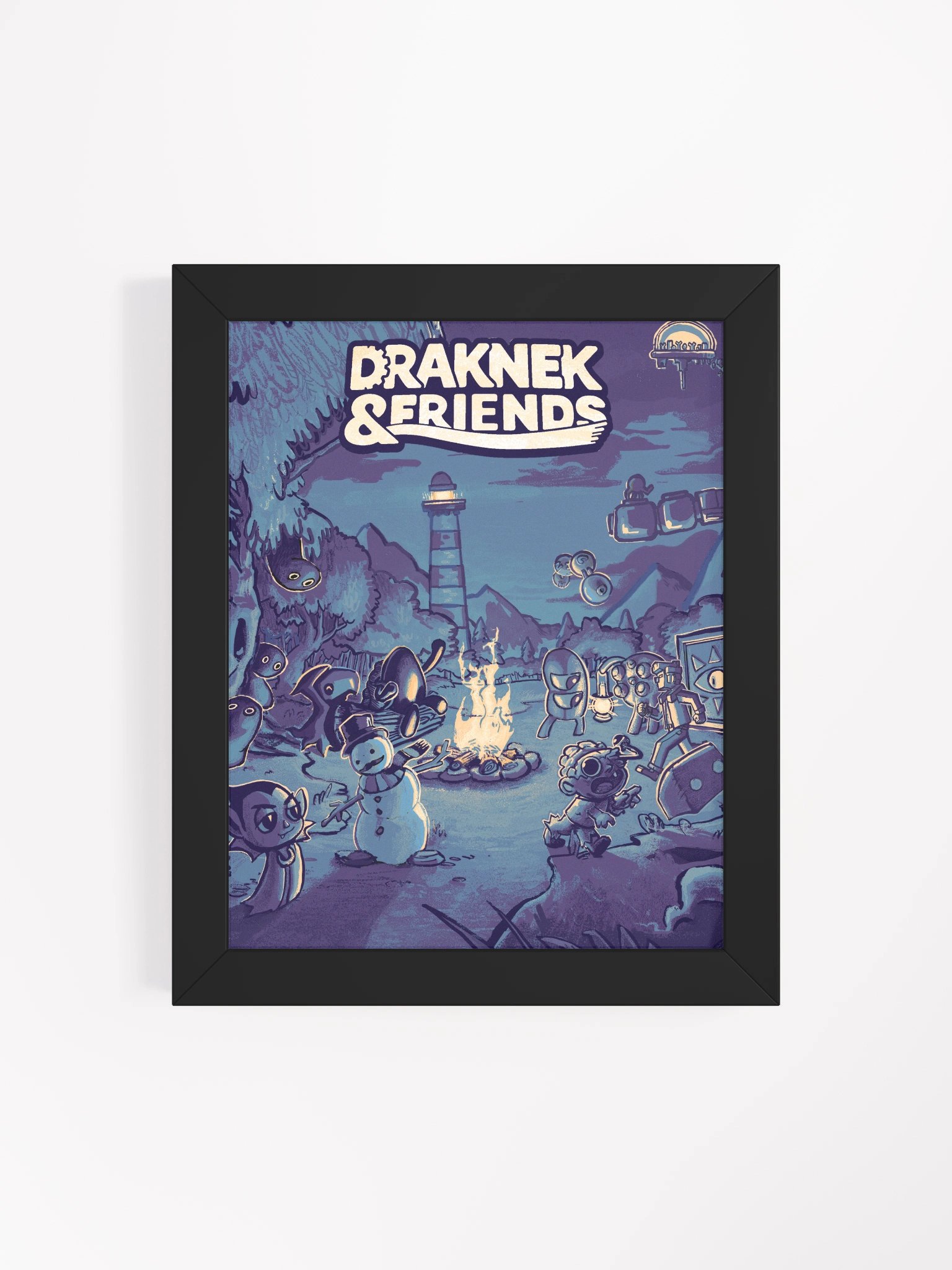Draknek & Friends Framed Print product image (4)