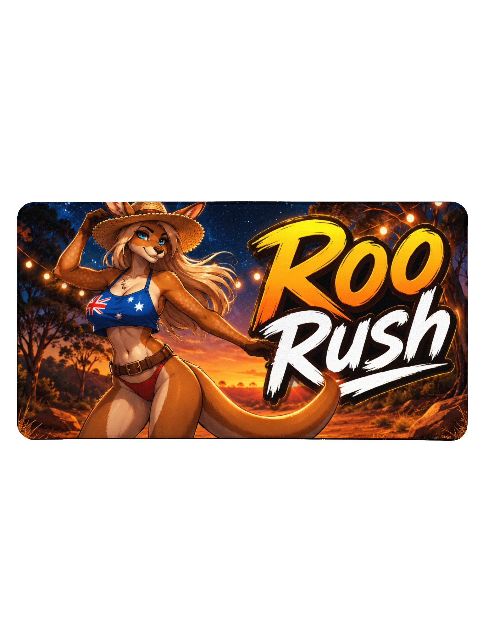 Roo Rush — DJ Frostfur Deskmat product image (1)