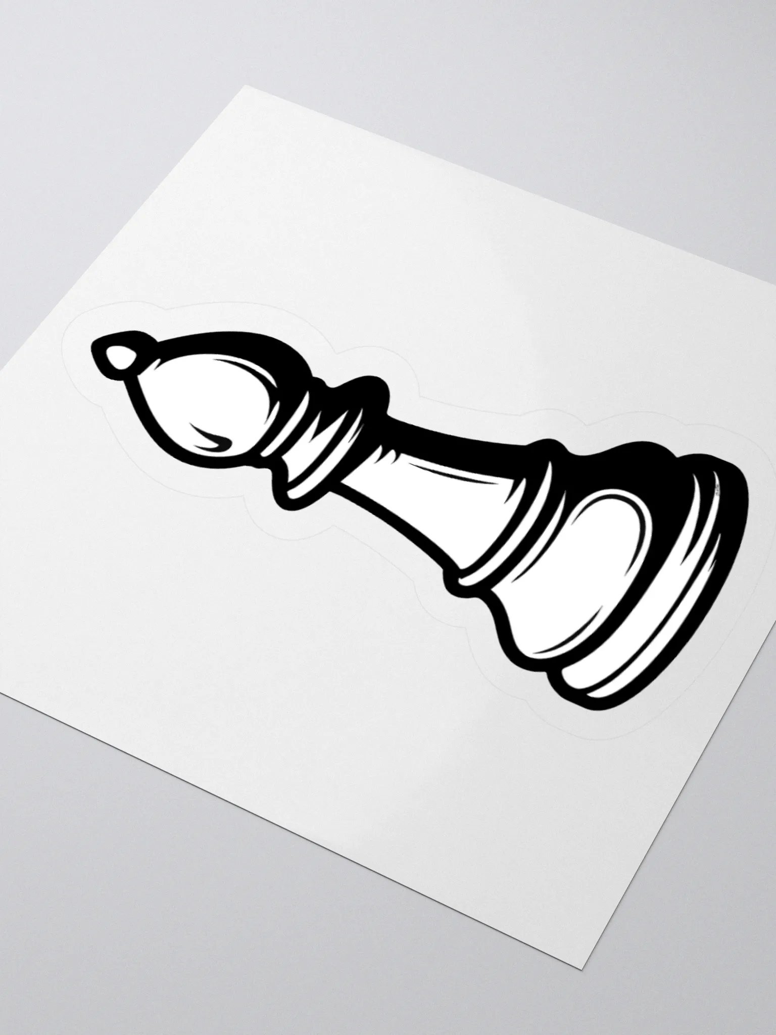 Classic Chess Bishop Sticker product image (9)