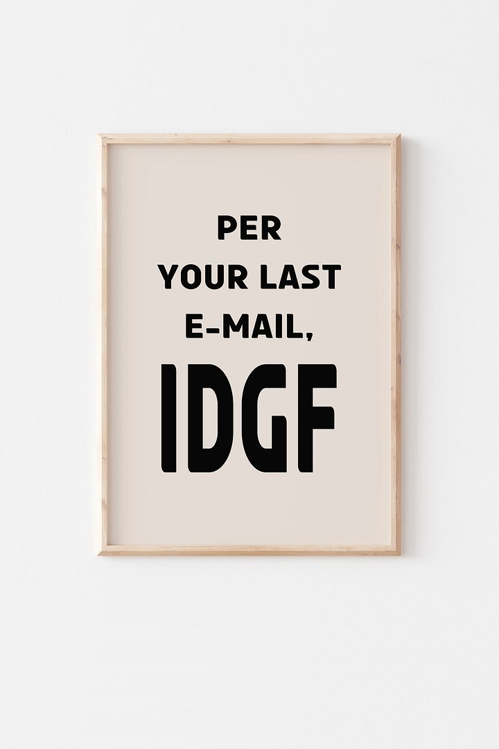 Per Your Last E-mail / Instant Download product image (1)