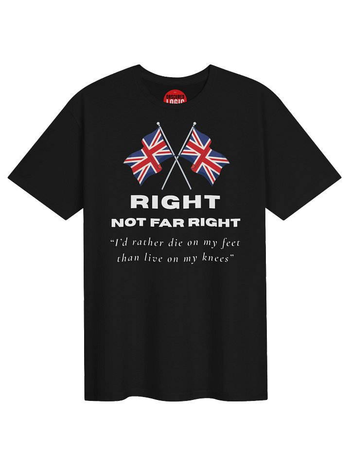 Right Not Far Right Union Jack Tee product image (2)