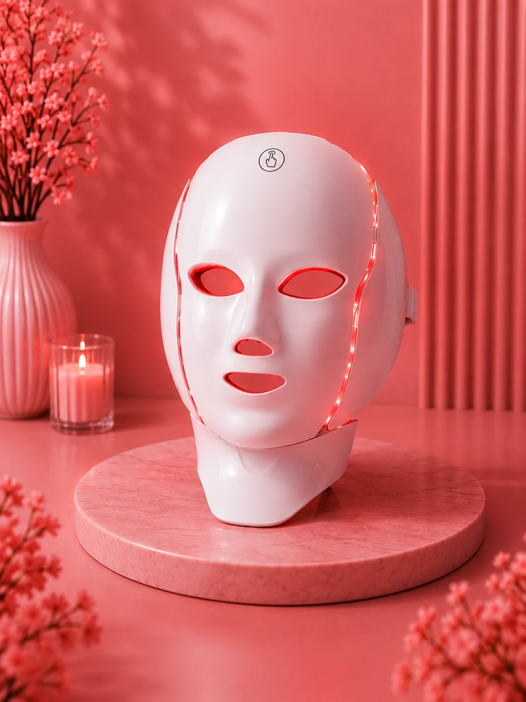 7-Color LED Red Light Therapy & Neck Mask product image (1)