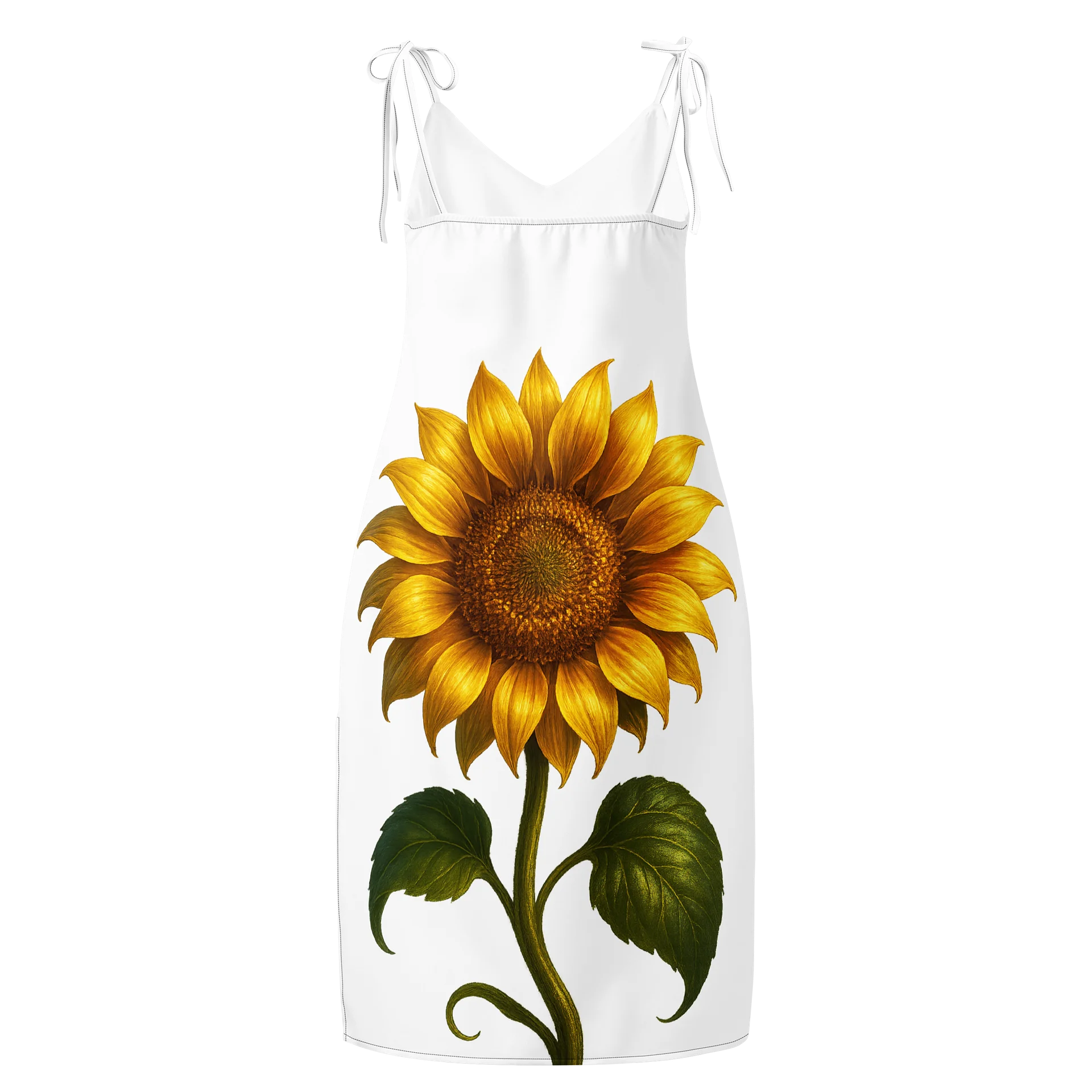 Sunflower Serenade Print Slip Dress product image (2)