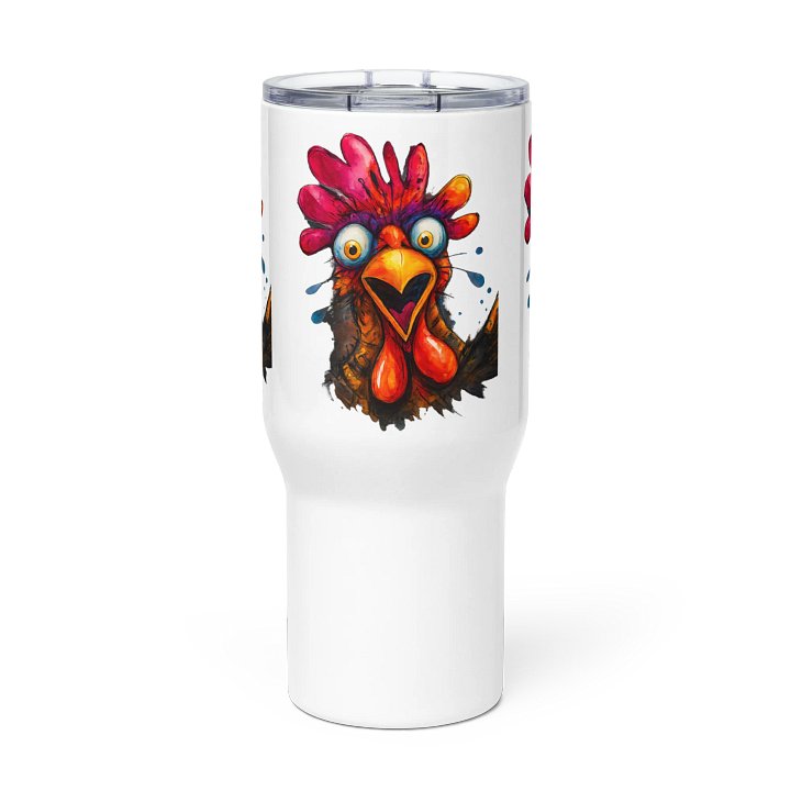 Squawking Rooster Travel Mug product image (3)