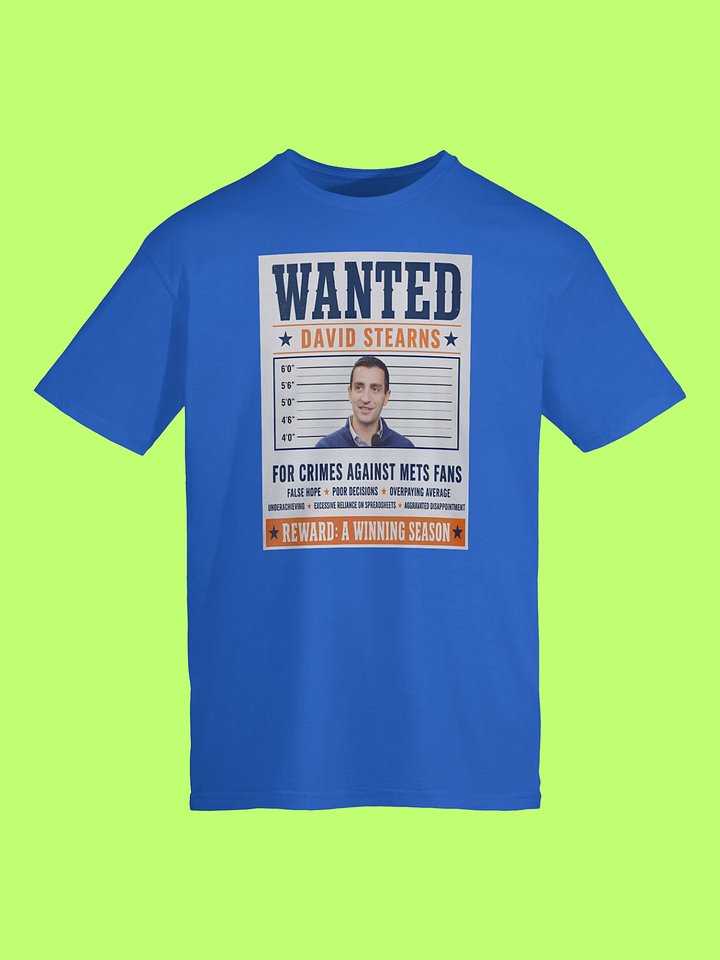 David Stearns Wanted Poster T-Shirt product image (152)