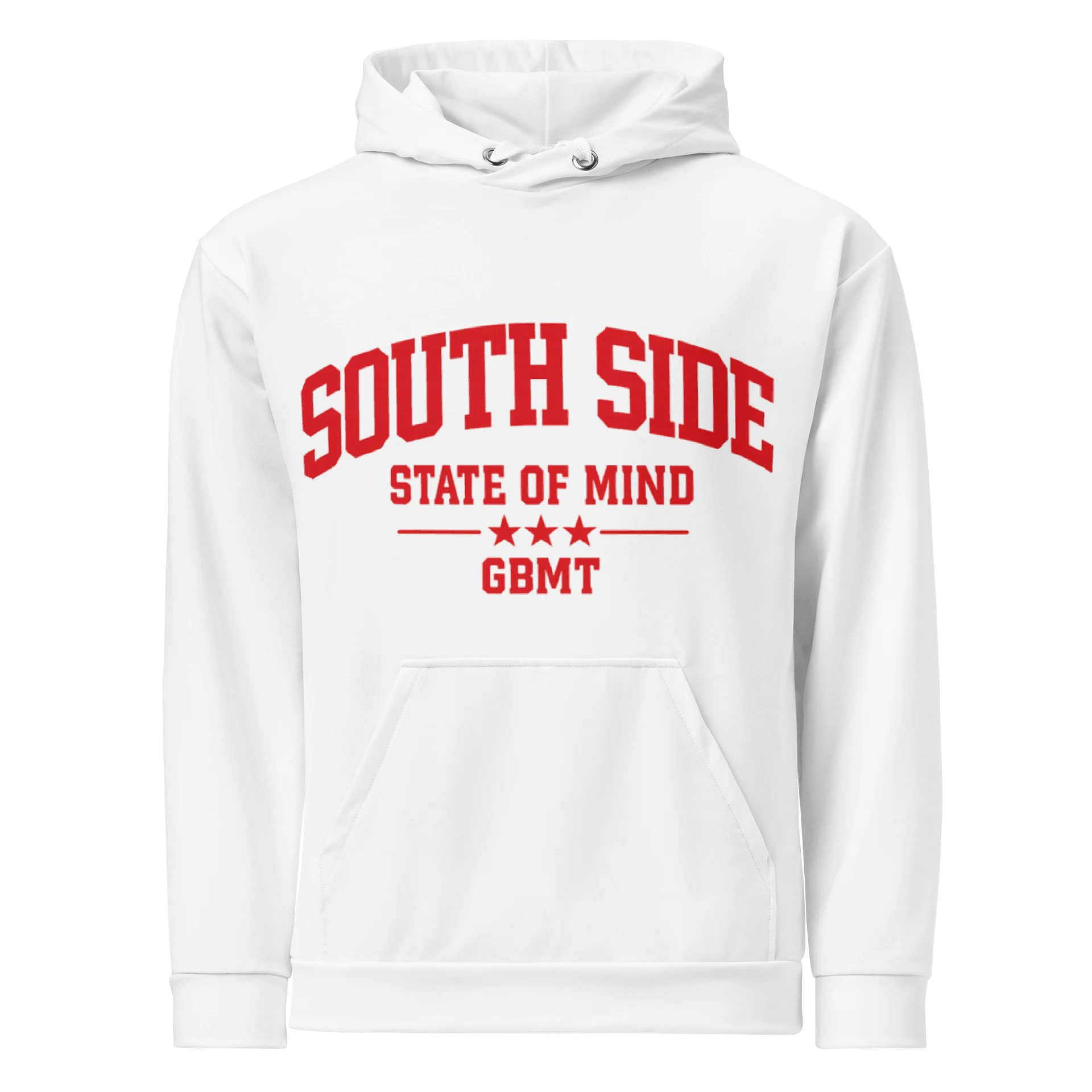 South Side State of Mind White Hoodie | GBMT product image (1)