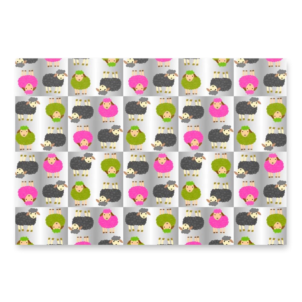 Cute Sheep Wrapping Paper product image (2)
