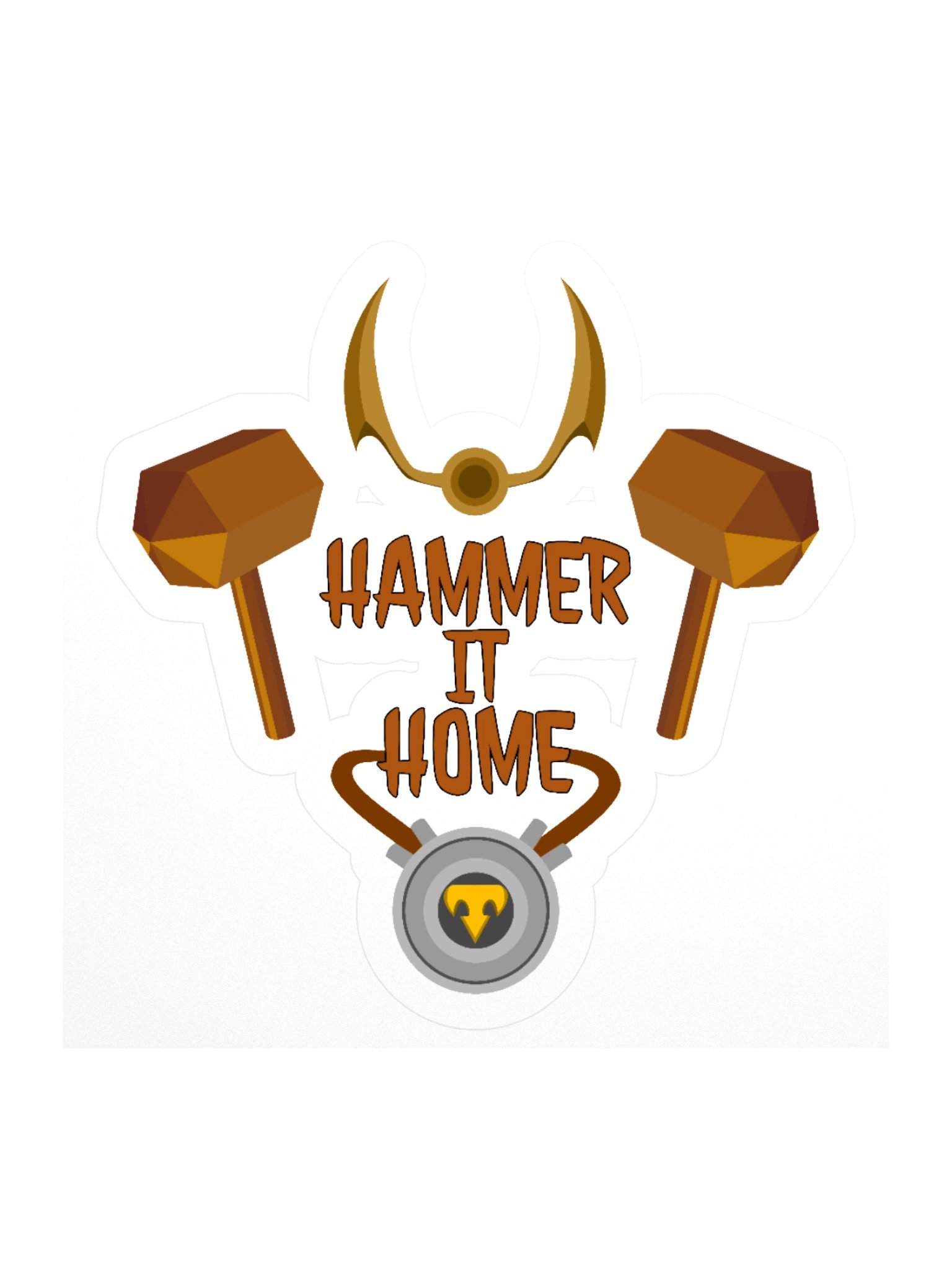 Hammer Master Sticker (Inspired by Wallop) product image (1)