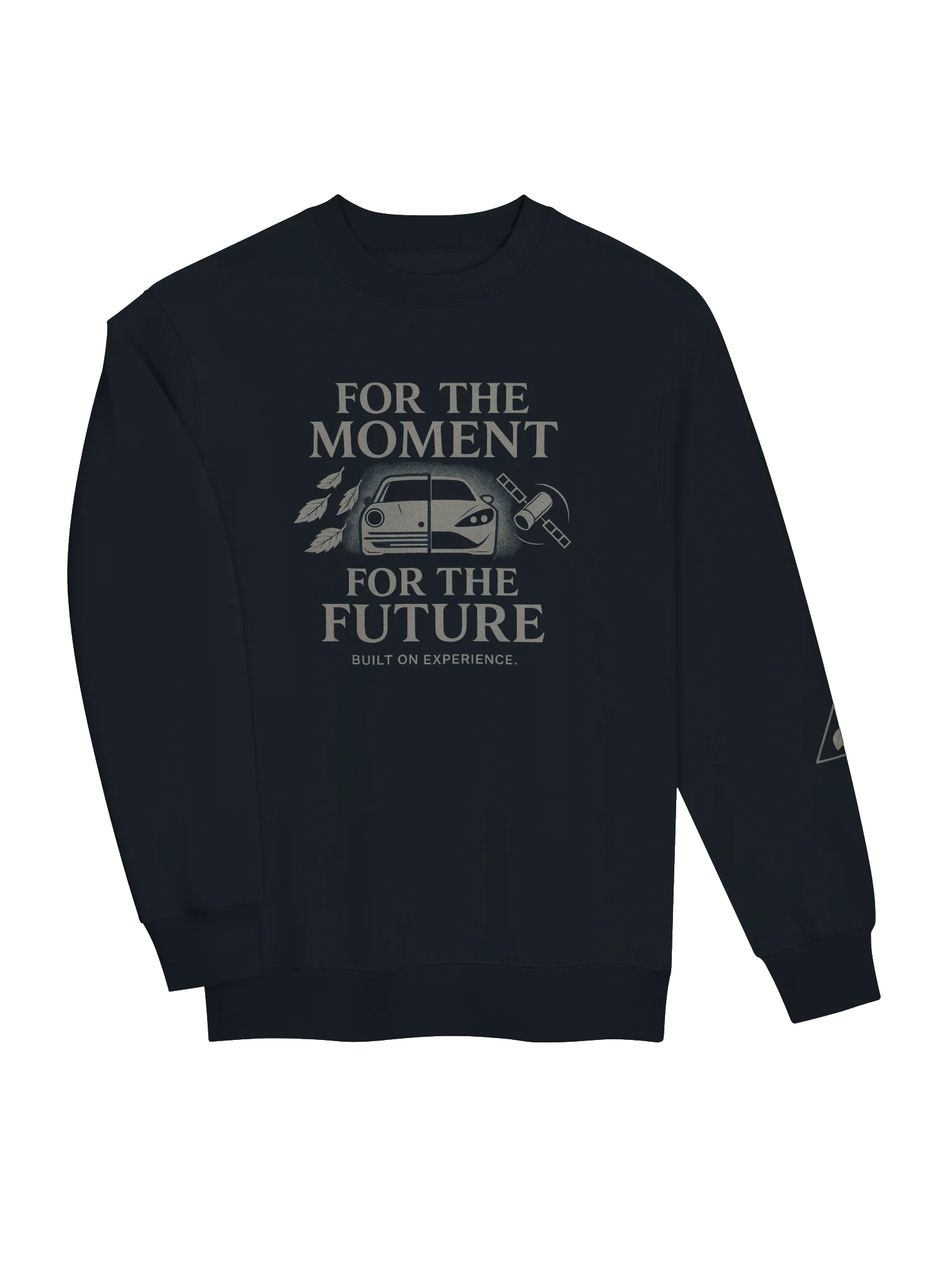 FOR THE MOMENT / FOR THE FUTURE — Premium Streetwear Crewneck (Lane Seven LS14004) product image (3)