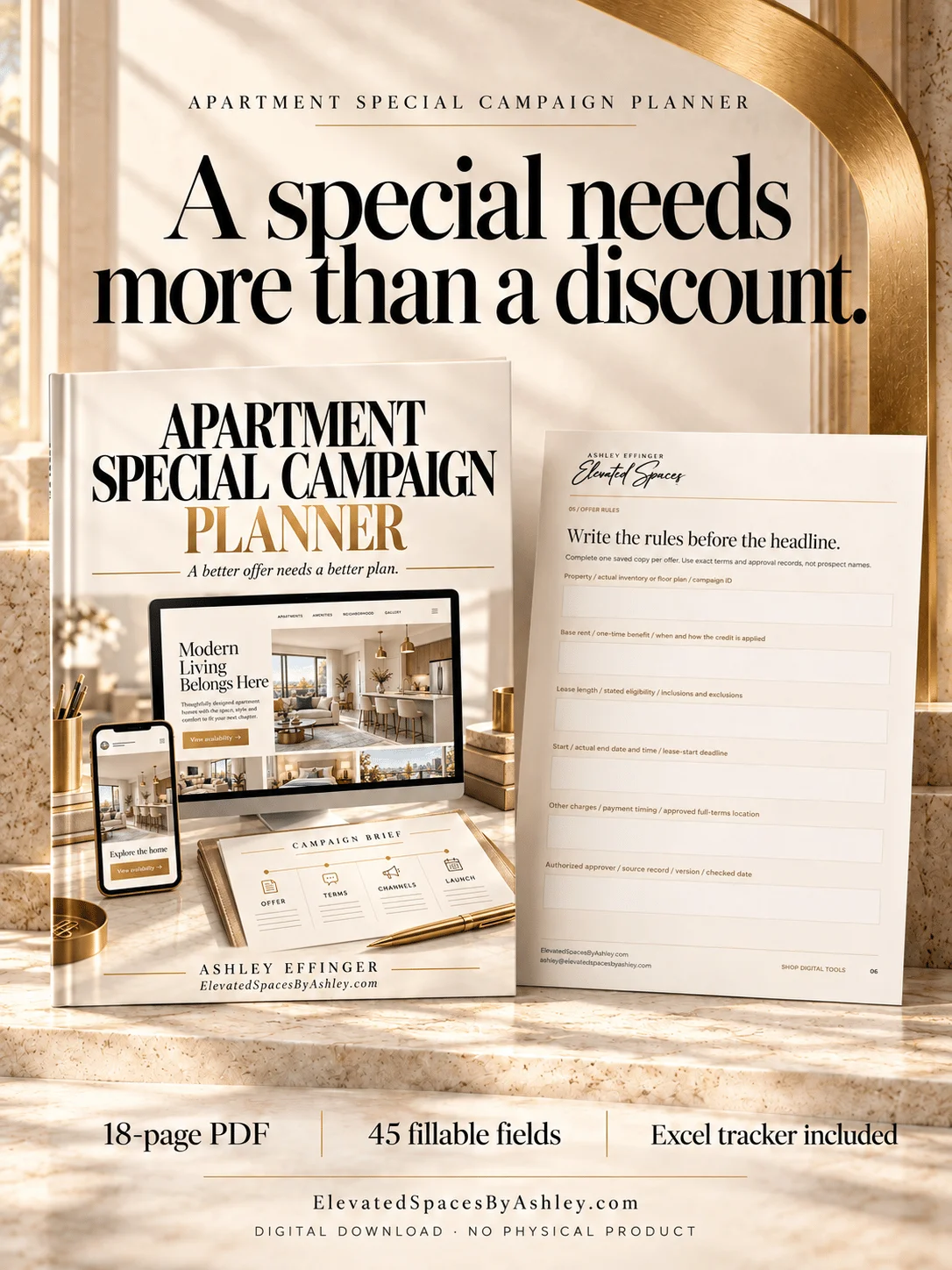Apartment Special Campaign Planner product image (2)