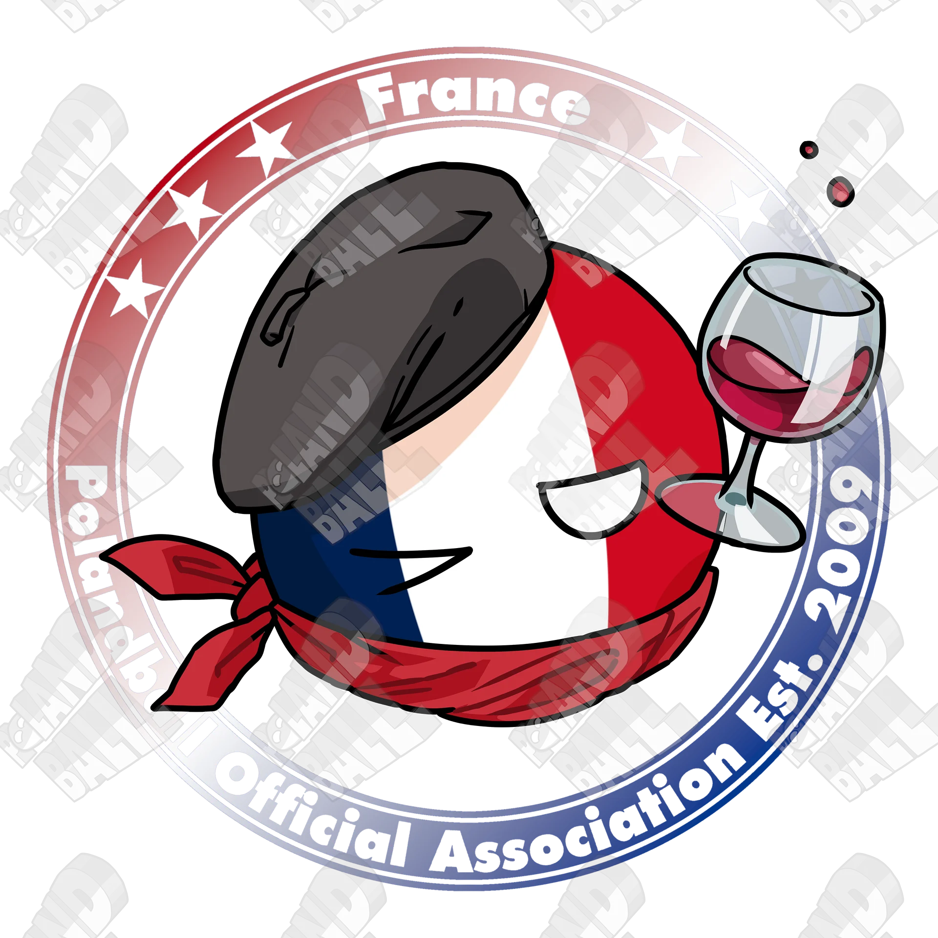 Polandball Official Association T-shirt - France product image (4)