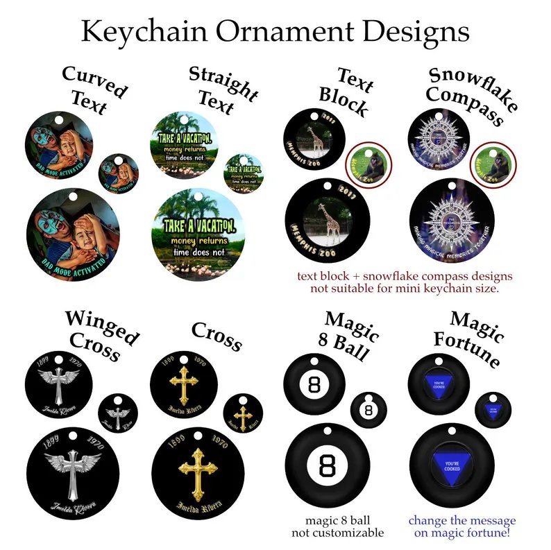 Custom Ornament and Keychain product image (6)