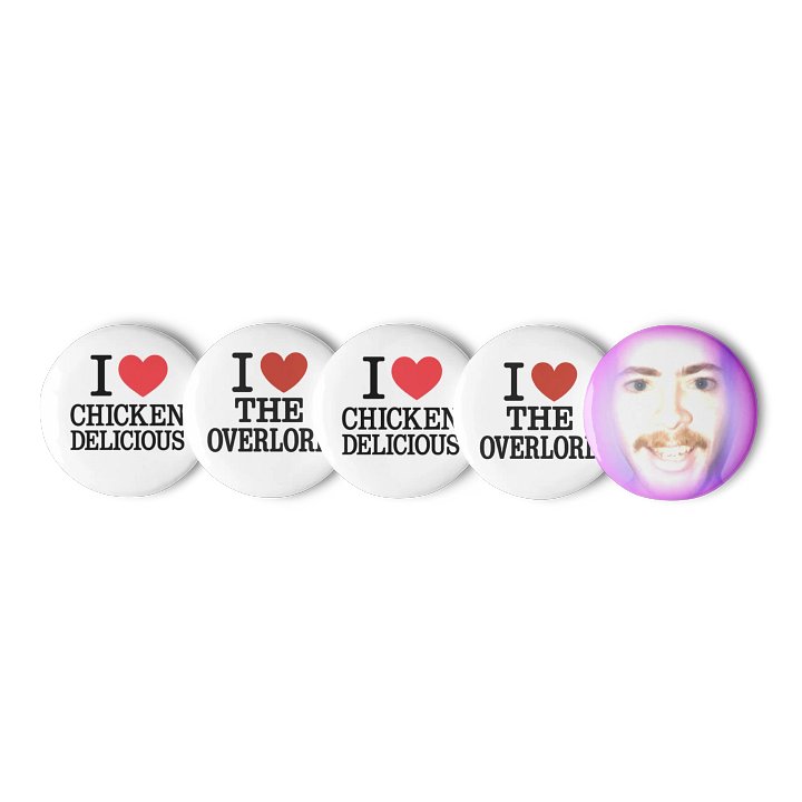 Chickendelicious + The Overlord Pins product image (1)